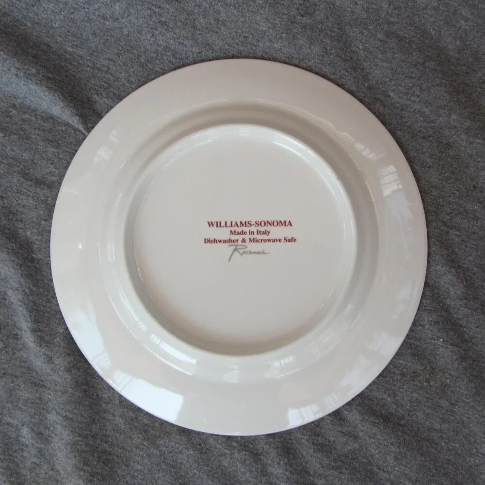 Williams Sonoma Rosanna Italy fruit plates set of 6 (W3262)